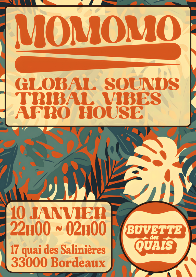 Affiche A3 pour la Guinguette Des Quais